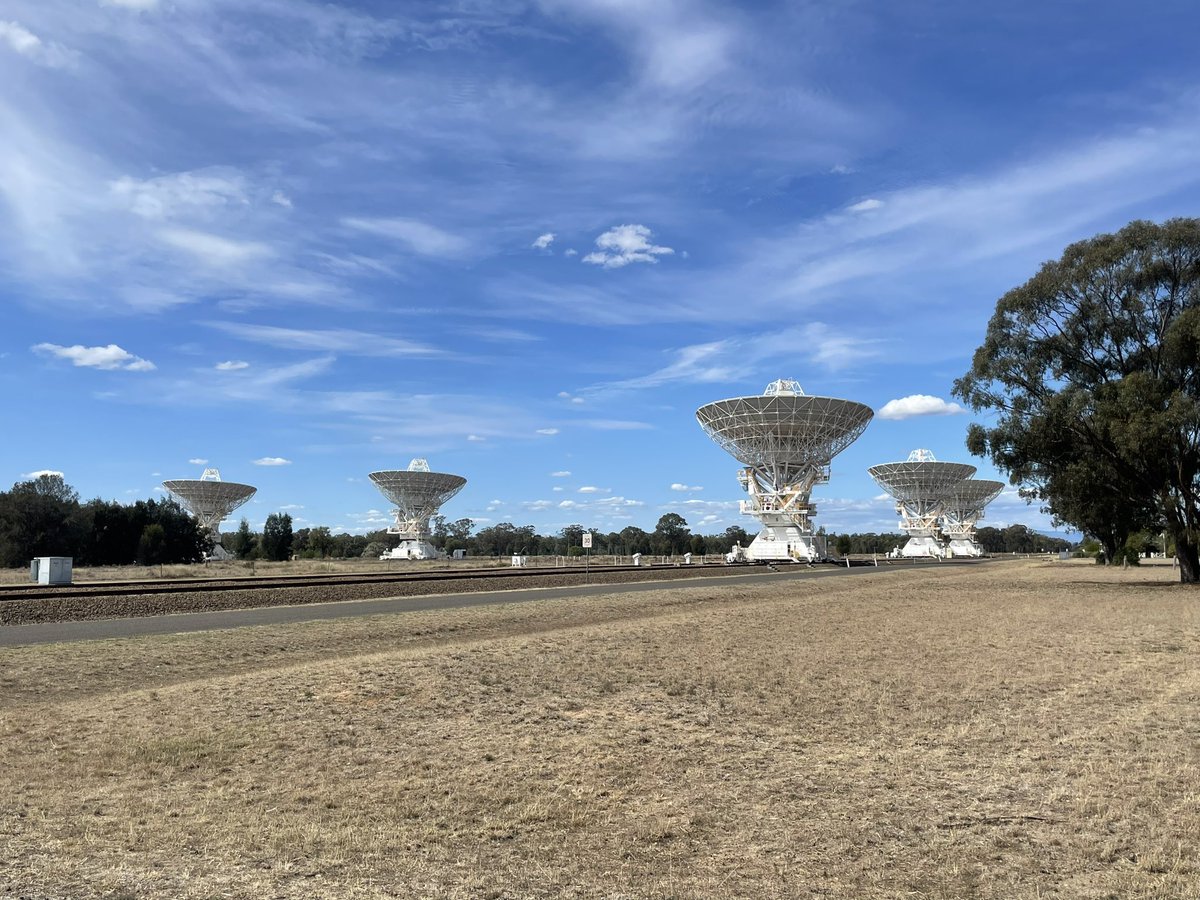 My view for the week! 
📡📡📡📡📡📡

#ATCA @CSIRO_ATNF #RadioSchool2023 #radioAstronomy #radioInterferometry