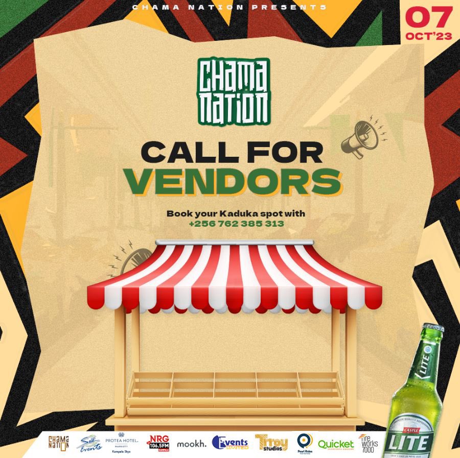 liam_namanya's tweet photo. With only few days remaining to the event ,get your tickets to the chamanationxYoungStunna experience brought to you by @castleLiteUg .Don’t miss out on the 7th October
#UnlockRefresh https://t.co/KEdmPnhO6a