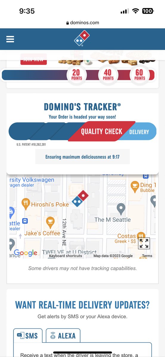 dexterjules's tweet photo. Pizza is an hour late @dominos - is there a late pizza clause??? 🤦🏾‍♂️ https://t.co/zMLBrbanNY