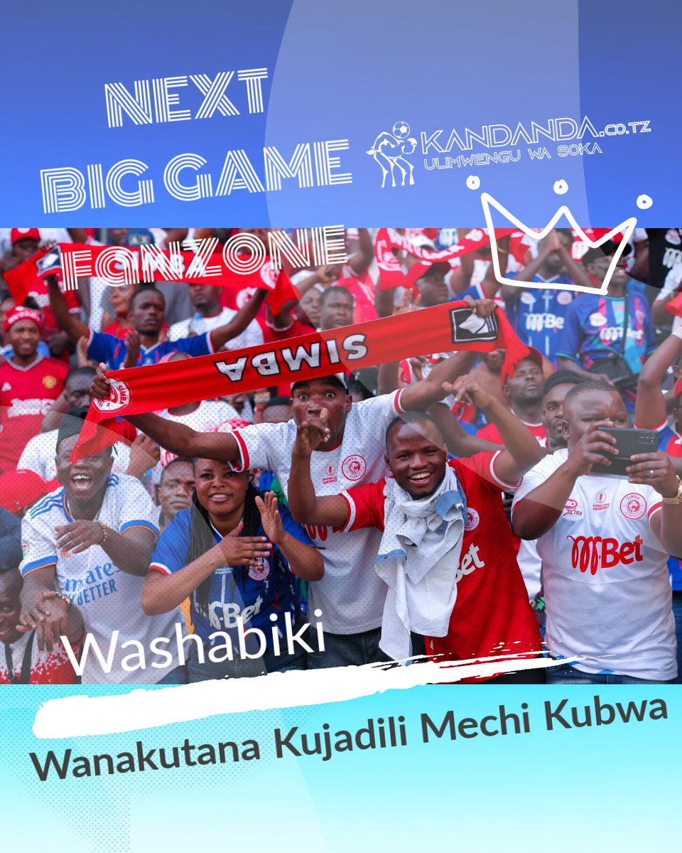 KandandaCoTz's tweet photo. Mechi kubwa Wikiendi hii nii hii, 
*Simba vs Power Dynamo*

Ingia kwa gmail yako uungane na washabiki wa kandanda kuijadili.

https://t.co/34irB6jzKt https://t.co/LFzeEm9N6m