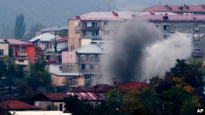 Sophiasimonyan's tweet photo. An ethnic cleansing is underway in #NagornoKarabakh. Thousands of lives ruined, as innocent people have been starved, bombed and forced into displacement. Another dark page in the history of the humanity, another failure to prevent suffering and to protect lives from devastation. https://t.co/bEmVfOnHFH