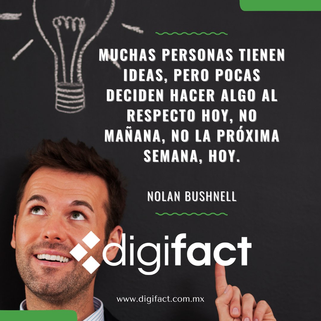 DigifactPac's tweet photo. ¡A poner manos a la obra! 💪

#FelizLunes #motivacion #frases #emprendedor https://t.co/JagneaMlWw
