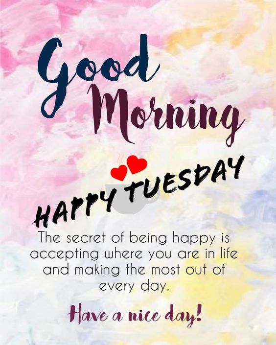 Good morning. Have a good day 😀