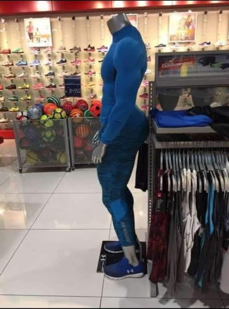 Sportswear shops couldn't wait longer...uyena moss bafe2? 😂😂😂😂😂😂
