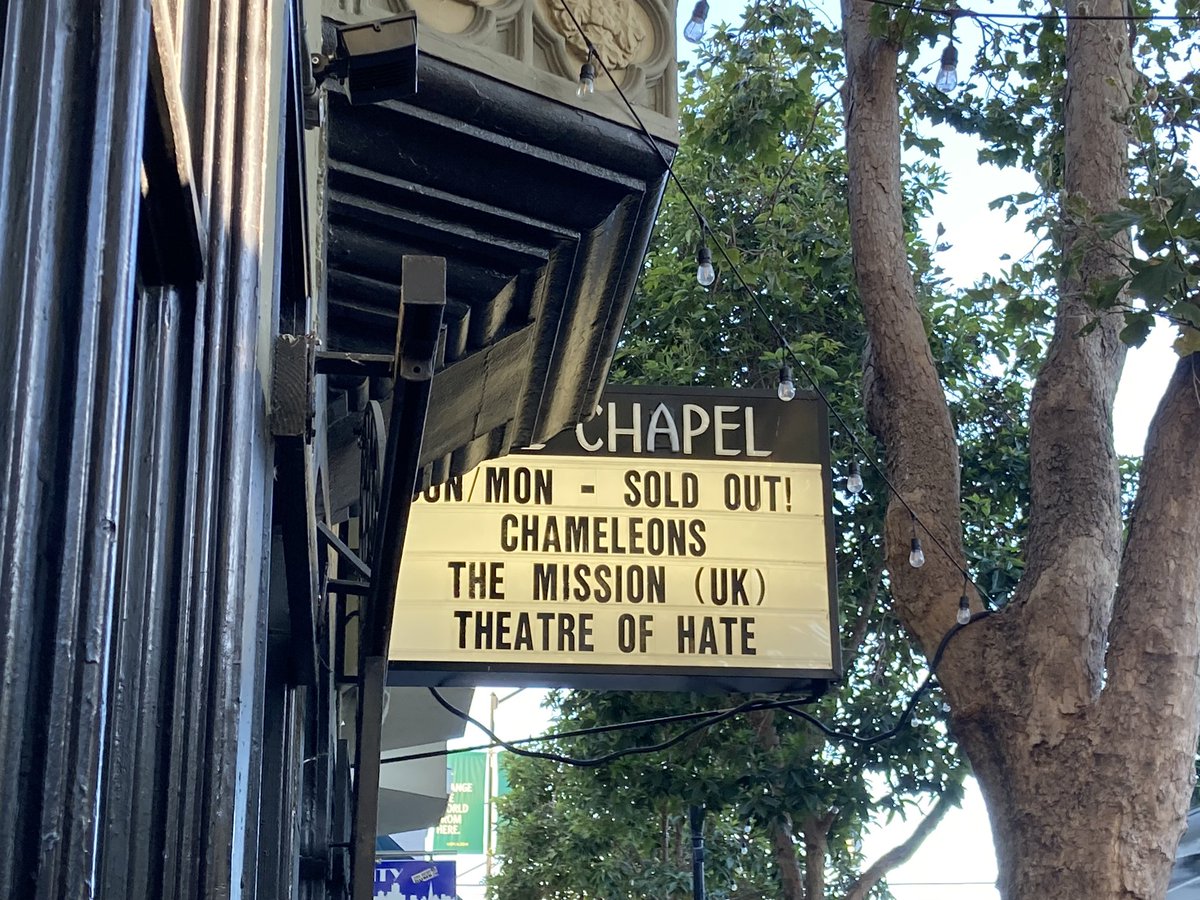 The Mission, The Chapel, San Francisco, September 25, 2023. @themissionuk @thechapelsf #waynehussey