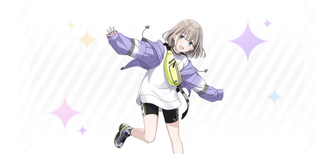 ストリート系、、スポーツカジュアルが本当に好きだから好きなあさひを選んできたら、同じポーズをしていてかわいいね