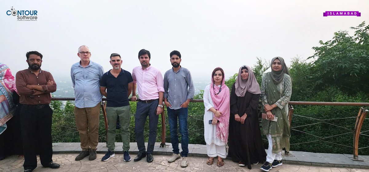 ContourSoftware's tweet photo. After Karachi, Contour Islamabad welcomed Robert Whittle (Founder & CTO) & Rafael Escolar (Technical Architect), visiting from the Jonas Bookassist team in Spain, to share their knowledge and expertise and work with their team.
#contoursoftware #softwareforlife #Lifeatcontour https://t.co/V92mx7noF7