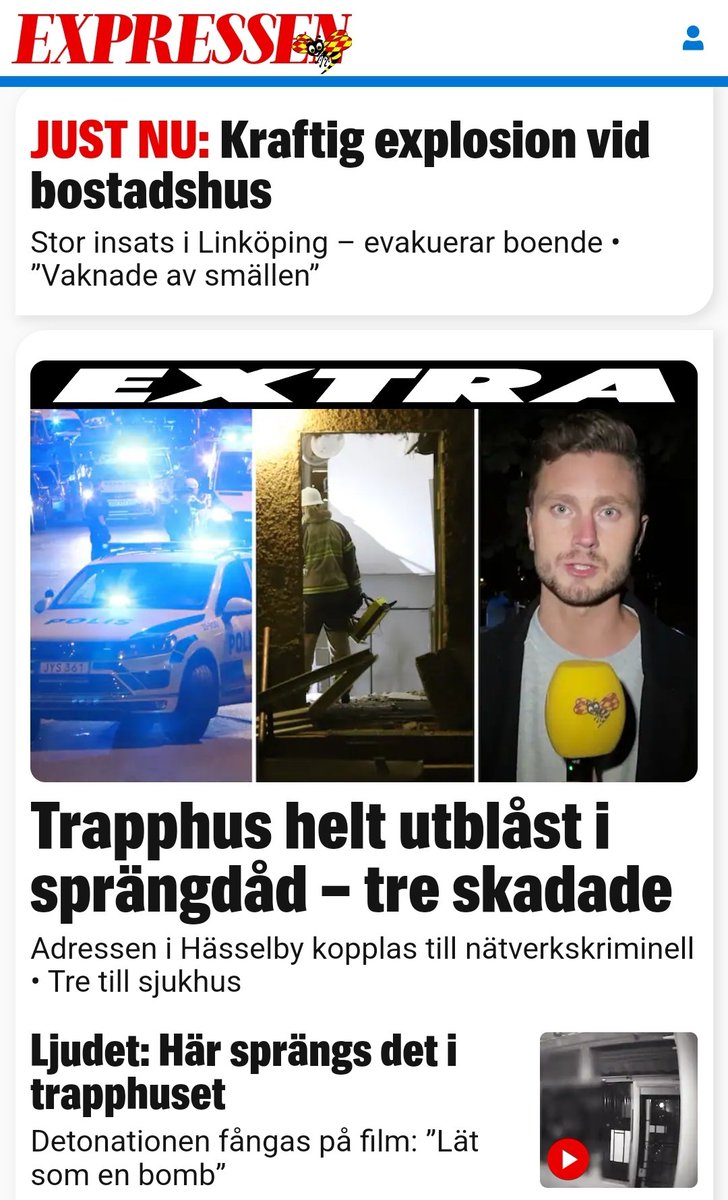 Välkomna till Det Nya Sverige.
Landet där vi spränger hus och skjuter trettonåringar i huvudet.

Men om man såg det komma så var man "rasist".