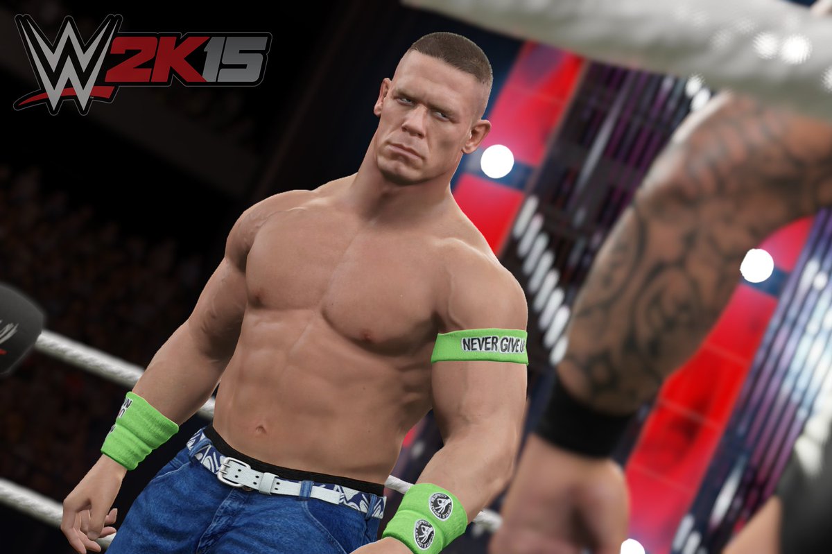 Azorthious's tweet image. This screenshot was unreal at the time when it was revealed. #WWE2K15 #WWE2K23