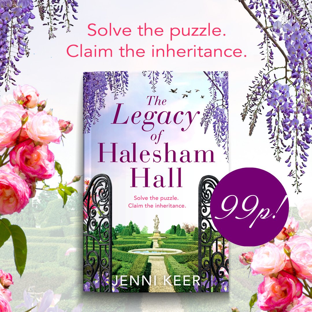 Last few days of 99p offer! Can Phoebe discover the truth of her father's past? And will she find love despite the dark secrets she uncovers at Halesham Hall? #tuesnews @RNAtweets Buy here: geni.us/YAIFR3w