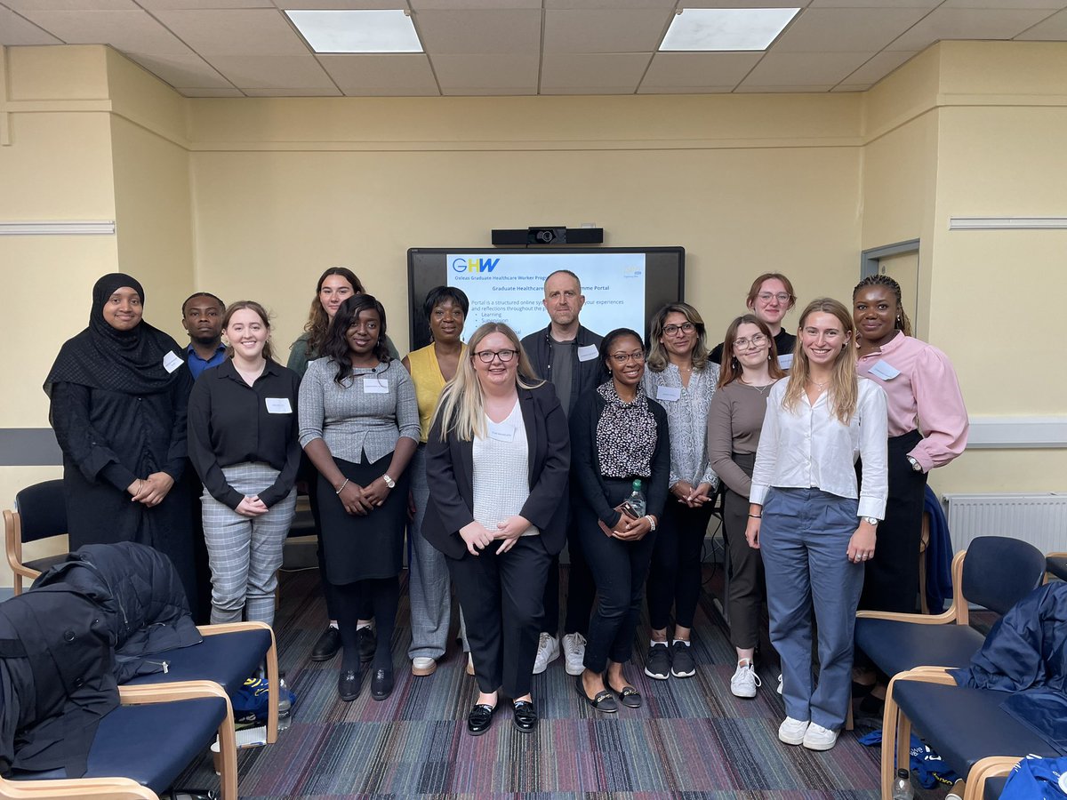Yesterday we welcomed our second cohort of graduates onto the Oxleas graduate programme, a programme that skills up people to be part of our clinical workforce- today they meet their teams- exciting <a href="/OxleasNHS/">Oxleas NHS</a> @ALDatOxleas
