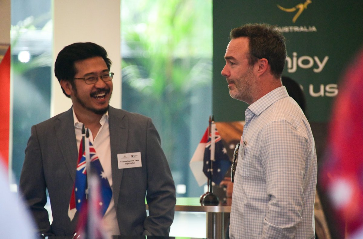 DubesAustralia's tweet photo. Pleased to welcome @HaymarketHQ SEA Tech Mission to 🇮🇩. Supporting 🇦🇺 companies to deepen connections with Indonesia’s fast-growing digital ecosystem is a priority. https://t.co/hMAsPVqFxP