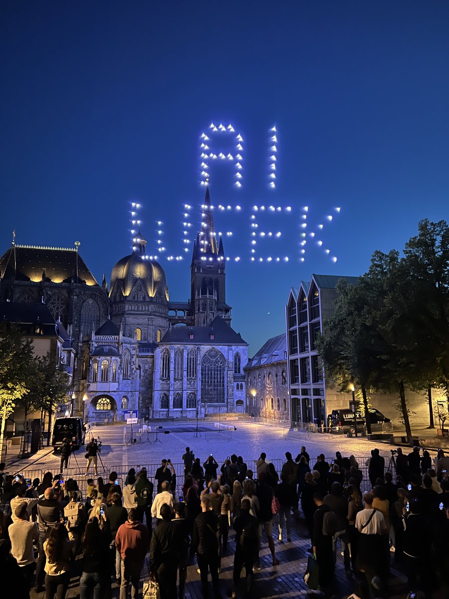 István Koren (@istinhere) on Twitter photo AI Week at <a href="/RWTH/">RWTH Aachen</a> Aachen University has officially started, lots of exciting events in the coming days: ai-week.rwth-aachen.de This is a still from a drone show right next to Aachen cathedral! <a href="/pads_rwth/">PADS - Process And Data Science</a> <a href="/rwth_iop/">InternetofProduction</a> #rwthaiweek AI Week at <a href="/RWTH/">RWTH Aachen</a> Aachen University has officially started, lots of exciting events in the coming days: ai-week.rwth-aachen.de This is a still from a drone show right next to Aachen cathedral! <a href="/pads_rwth/">PADS - Process And Data Science</a> <a href="/rwth_iop/">InternetofProduction</a> #rwthaiweek