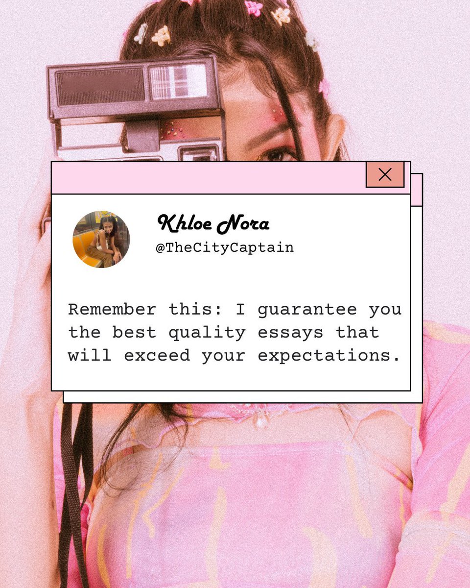 TheCityCaptain's tweet image. But don&apos;t just take my word for it!

Unlike my competitors, I offer free  samples of my writing so you can see for yourself the quality of work  you can expect from me

With me, you don&apos;t have to worry about  plagiarism or missed deadlines.

#WritingSamples #NoPlagiarism #Essay