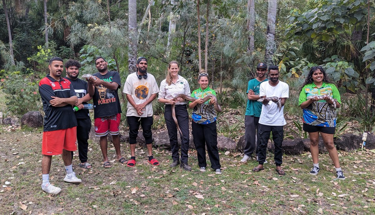 wildsurround's tweet photo. Minyumai IPA Rangers visited Wildlife Surrounds and we had the opportunity to hear about how they recently discovered a Ngugum (Bandjalang word for Dingo) pack on Minyumai IPA.  Read more about their wonderful project here: https://t.co/4AS84ogmNR
#dingo #minyumai #dingoes https://t.co/7mdE2AYLYZ