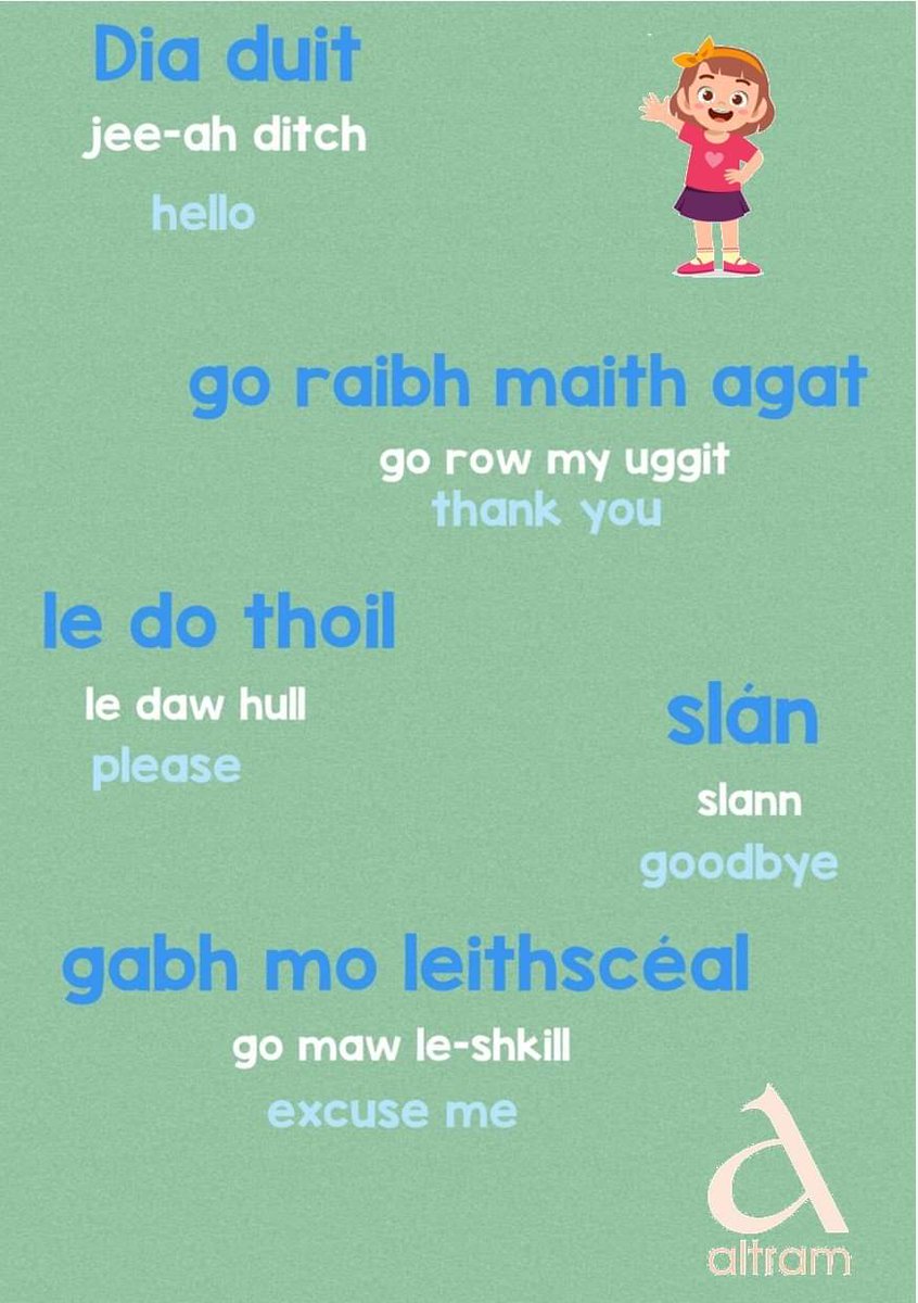🔴🟠🟡 Lá Eorpach na dTeangacha 🟢🔵🟣 European Languages Day Seo chugaibh roinnt frásaí le húsáid inniu... agus as seo amach! Here are some phrases to use today...and from now on! #Gaeilge #Irish #Gaeloideachas