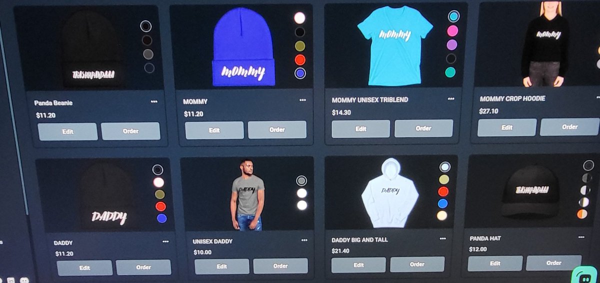 Trashhpandaaa's tweet photo. 😈 Mommy and Daddy merch??? 😈 😂😏 https://t.co/xkga26MvH7