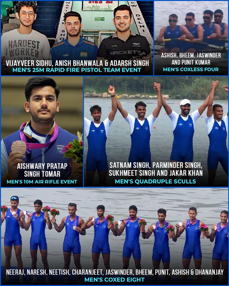 sachin_rt's tweet photo. Our athletes are making us proud at the Asian Games!🇮🇳
Congratulations to all our medal🏅 winners for their outstanding feat.

Keep reaching for the stars!
#AsianGames https://t.co/z2UiOE571g