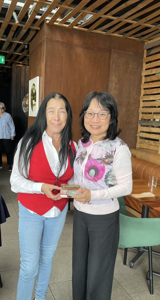 1marialo's tweet photo. Delighted to meet Joanna Bernard, Interim National Chief of the @AFN_Updates, who will be presenting at the International Central Bank Network for Indigenous Inclusion on Sept 28-29, 2023 in Auckland. https://t.co/HrJQ9589QI