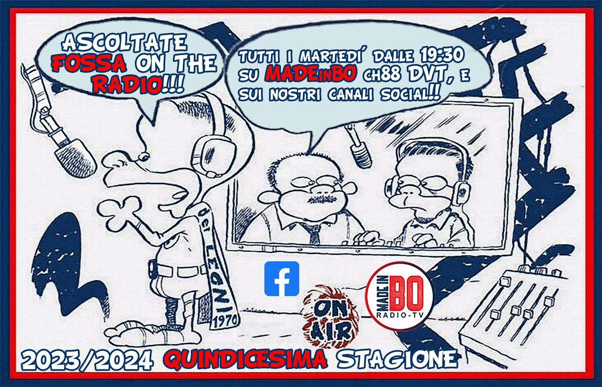 Fossa1970's tweet photo. Stasera inizia la quindicesima stagione di Fossa on the Radio, la nostra fanzine radiofonica !!, Vi aspettiamo dalle 19:30 su https://t.co/rcAoWe0nHy, canale 88 del digitale terrestre. Potrete seguirci anche in diretta dalla nostra pagina Facebook, Salva il numero: 340.2210413 https://t.co/0csaNIAuCh