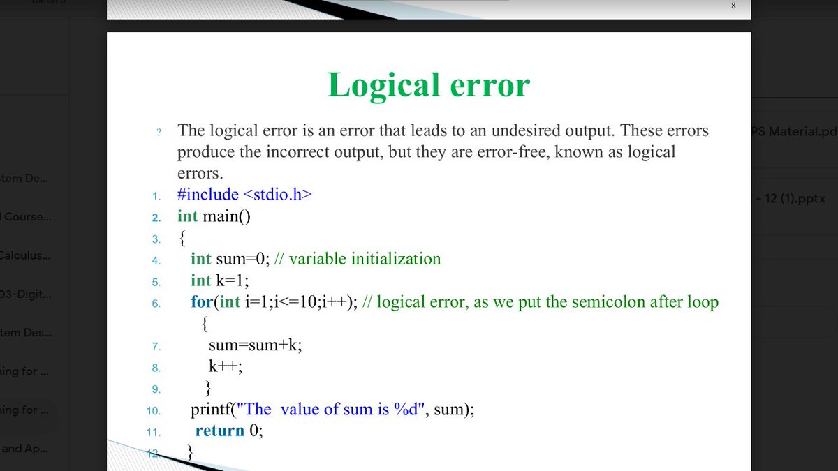 itsteven7's tweet image. Day 19-27, Learnt about the different types of errors, operators and functions of different components of a computer. Also learnt more about algorithms in week 3 of CS50. Looking forward to the next few weeks :D

#75DaysOfCode #ProfMeck