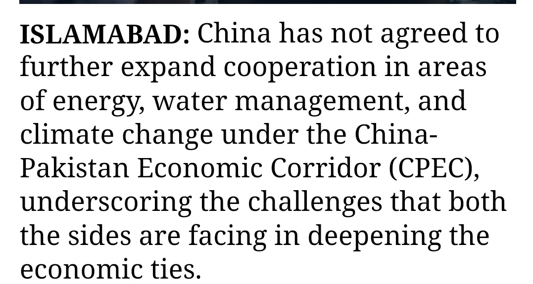 LageRahoKashmir's tweet photo. #CPECfraud & #ChiPakFraud 💥
#China arm twisting #Pakistan using 'debt diplomacy'. Did not agree to any #Paki #CPEC proposal by #PakArmy
👌read @MEAIndia @GBambawale @Ajaybis @tilakdevasher1 @kayjay34350 @Ptr6Vb @VGK_India @rakesharma15 @sushantsareen
Link
https://t.co/GQcpZt7hu6 https://t.co/77OmWXfIvp
