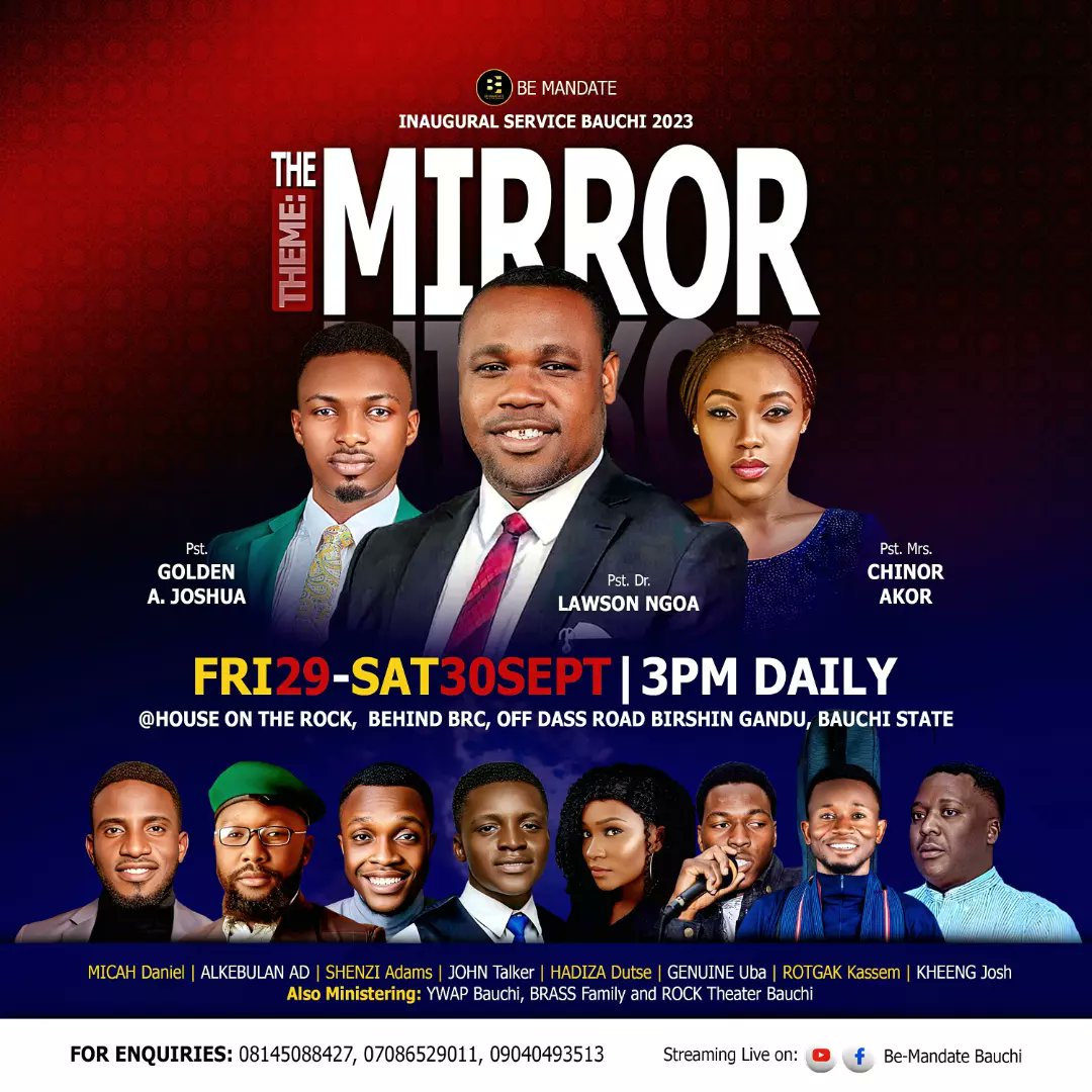 BeMandateBauchi's tweet photo. Pastor Chino Akor is an embodiment of worship grace, a vocal power house, a true testament to the power of faith and dedication. Honoured to have her join us for this special event. #BEMandateBauchi #InauguralService #MinisterChino #BeMirrored #ReflectHisImage https://t.co/veumhIF0w9