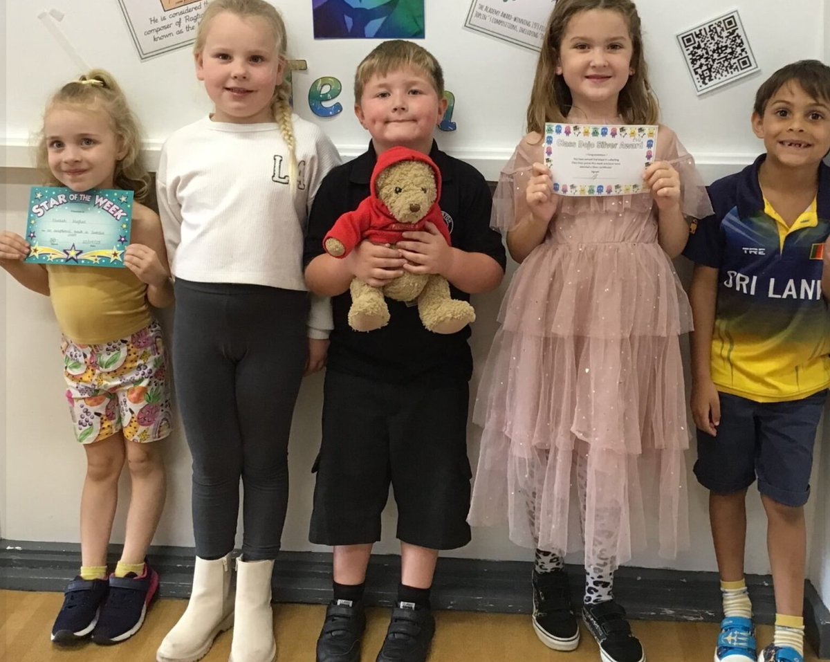 GosbertonAcad's tweet photo. Our Key Stage 1 learners after receiving their awards in Friday's Celebration Assembly. #WhatAWeek #AlwaysLearning #DoingOurBest https://t.co/vRfpsxg3Rf
