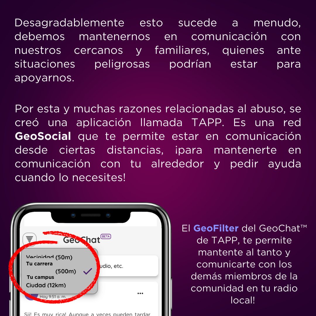 TappApp1's tweet photo. Por esto y mas motivos, hemos puesto el enfoque de TAPP en eliminar esto tanto en Mérida como en muchos otros lugares. 

- ¡Descarga el app y comparte esto a tus amigxs quienes les importa tu bienestar! - #GeoChat #TAPP #acoso #violenciadegenero #mujeres #cdmx #merida https://t.co/w40z4eXE9k
