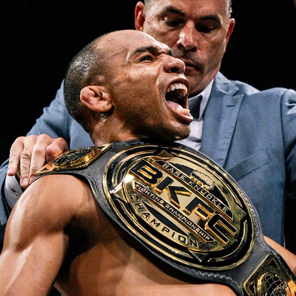 VISportsTalk's tweet photo. If @bareknucklefc CHAMPION @JohnDodsonMMA wins the @rizin_English Belt in MMA, he will be DOUBLE CHAMPION in 2 BADASS Promotions &amp; Sports. 

Justin Gaethje should just hand him the BMF belt in Japan...#RealBMF #BMF #mmatwitter https://t.co/phQp5V9fsu
