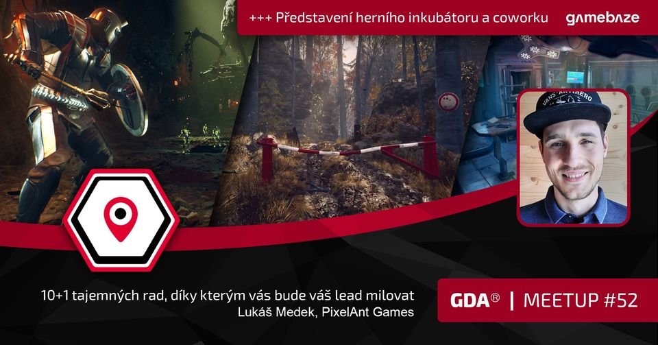 Herní Klastr (@herniklastr) on Twitter photo Přijďte dnes do Music Labu na další vývojářskou akci GameDev Area Meetup. Představí se herní inkubátor a cowork GAMEBAZE v podání Natálie Sodomkové a bude i přednáška Lukáše Medka na téma Leadershipu. Pohoda neformální a přátelské atmosféry, jako vždy.
#GAMEBAZE <a href="/GameDevArea/">GameDev Area</a> Přijďte dnes do Music Labu na další vývojářskou akci GameDev Area Meetup. Představí se herní inkubátor a cowork GAMEBAZE v podání Natálie Sodomkové a bude i přednáška Lukáše Medka na téma Leadershipu. Pohoda neformální a přátelské atmosféry, jako vždy.
#GAMEBAZE <a href="/GameDevArea/">GameDev Area</a>