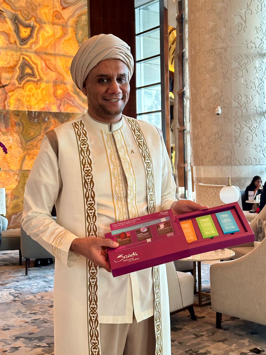 In partnership with Saudi Tourism Authority, our guests will enjoy delectable chocolates from Riyadh, Jeddah, and Al Ula. 
Plus, earn Triple Hilton Honors points during your stay. Happy National Day, KSA! 🇸🇦 
#KSANationalDay #VisitSaudi #ConradDubai #HiltonHonors