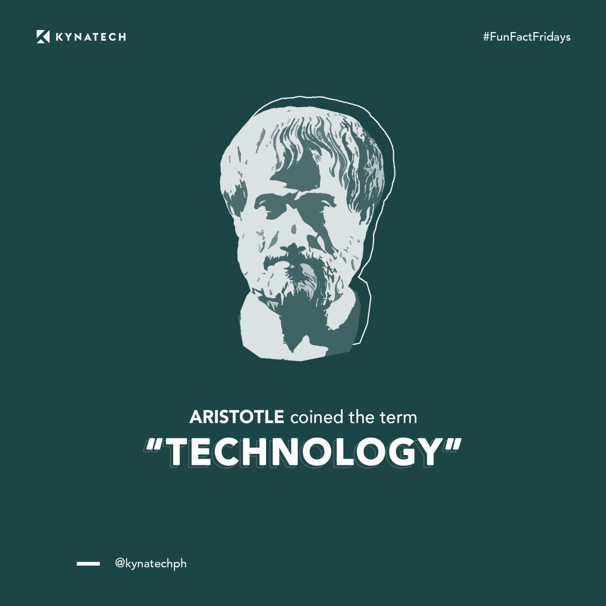 kynatechph's tweet photo. Apparently, the word “technology” is NOT a contemporary word! It came from the Greek term “technologia” to refer to ‘productive science’, a type of scientific knowledge.

Bits of tech and brand facts, served by our team here
at #KYNATECH! #FunFactFridays #Technology https://t.co/PZFdmSEw9e