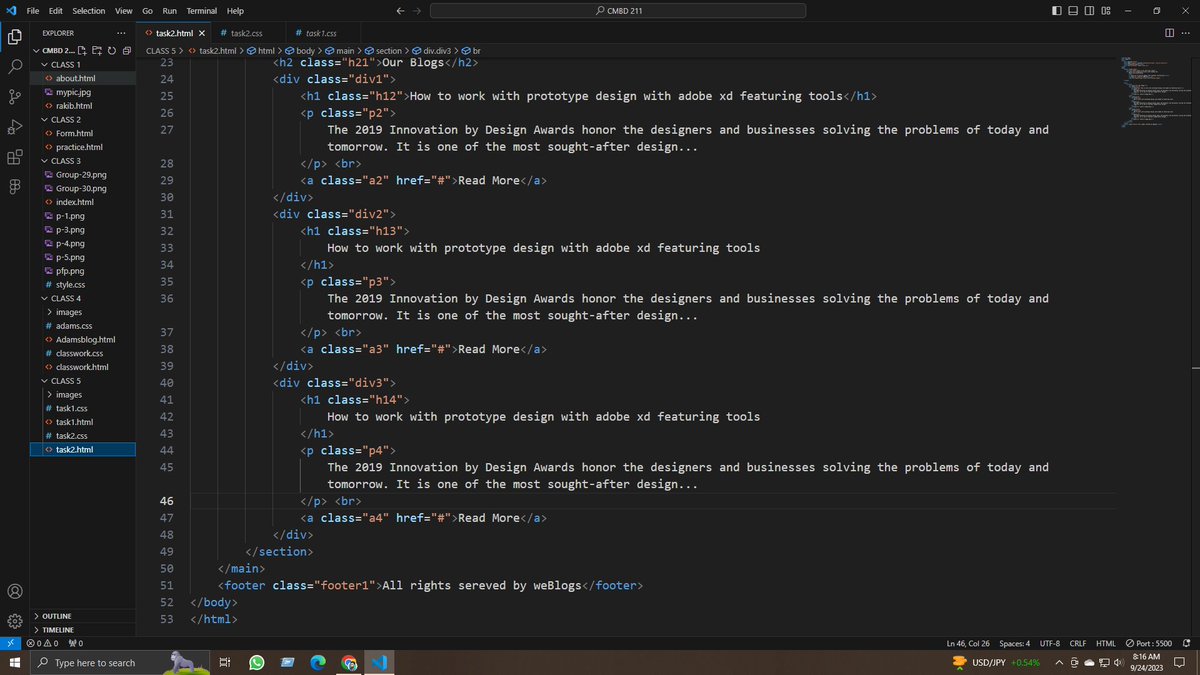 programmer7510's tweet image. Landing page create with HTML 5  &amp;amp; CSS 3😍