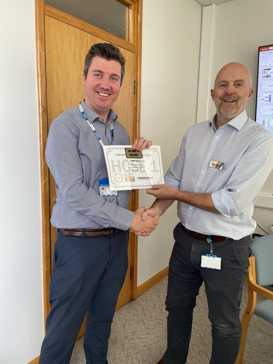 Bradley Mellor (@bradders681) on Twitter photo Proud coach moment yesterday as I awarded Martin his hard earned level 1 Health Care Systems Engineering certificate. <a href="/MidYorkshireNHS/">Mid Yorkshire Teaching NHS Trust</a> investing in its people. #HCSE #leadingQI Proud coach moment yesterday as I awarded Martin his hard earned level 1 Health Care Systems Engineering certificate. <a href="/MidYorkshireNHS/">Mid Yorkshire Teaching NHS Trust</a> investing in its people. #HCSE #leadingQI