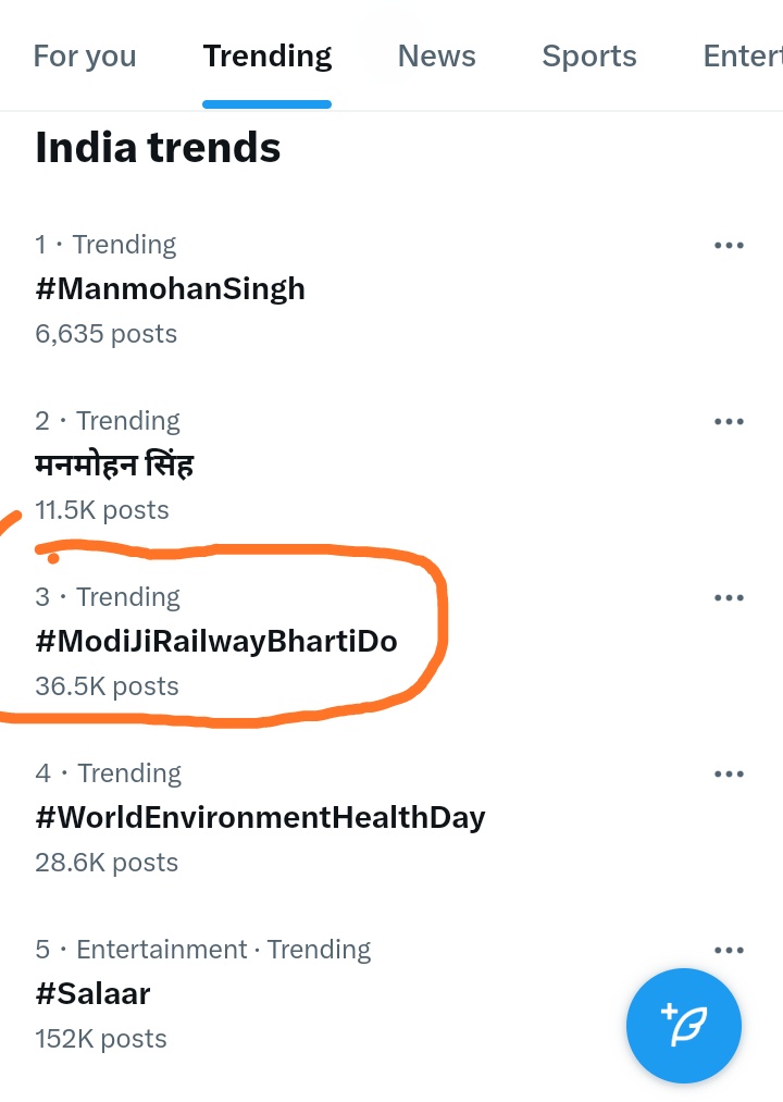 Mukeshk30163849's tweet photo. #ModiJiRailwayBhartiDo
Railway vacancy
2020 - 0
2021 - 0
2022 - 0
2023 - 0 https://t.co/x3umvYnkVK
