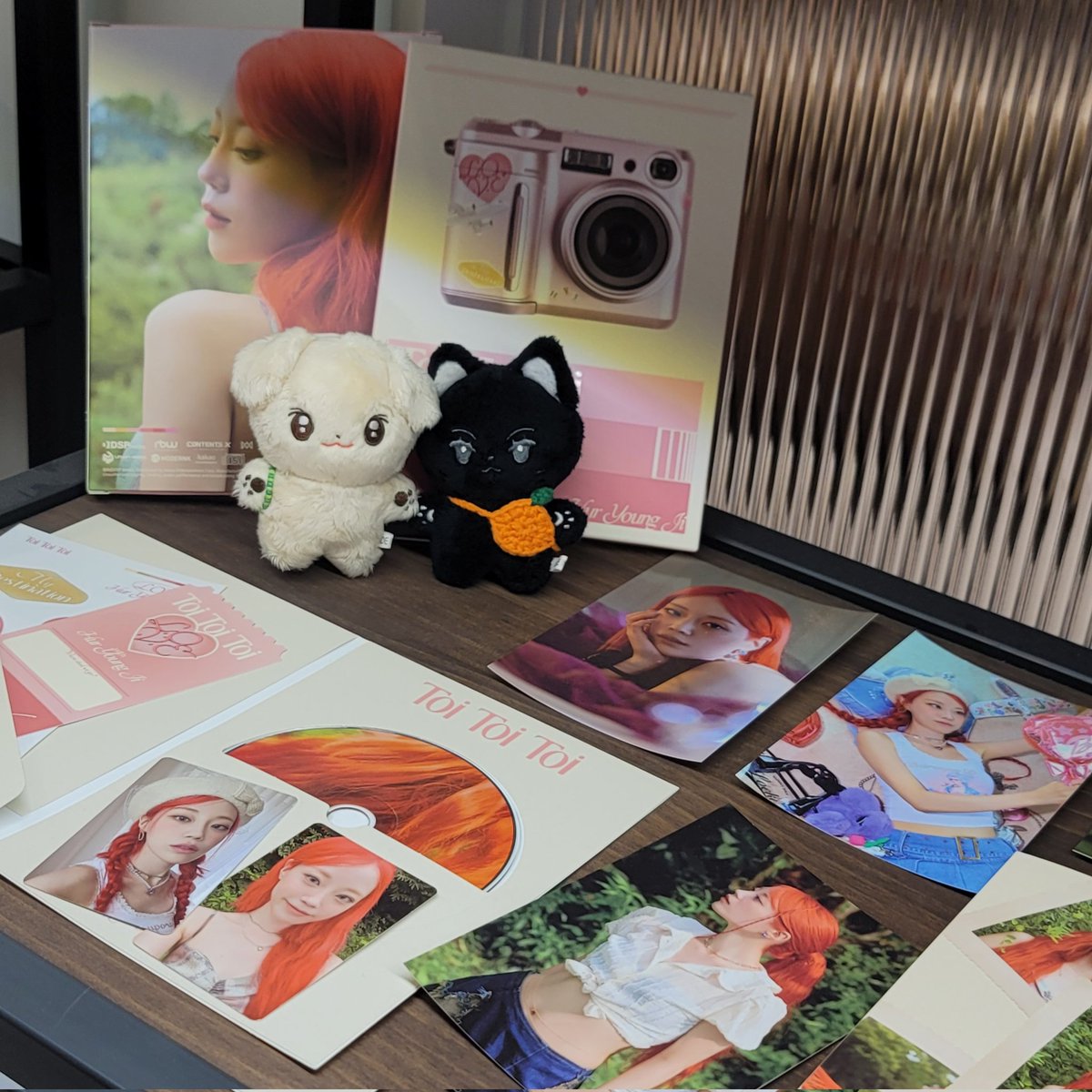 빵디랑 귤냥이도 구경왔어요🩷
#허영지는지금도배고파