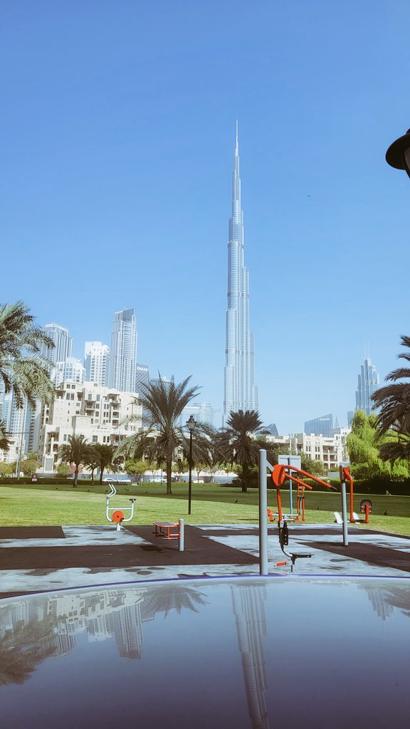 Not a bad place to start the days coaching #Dubai