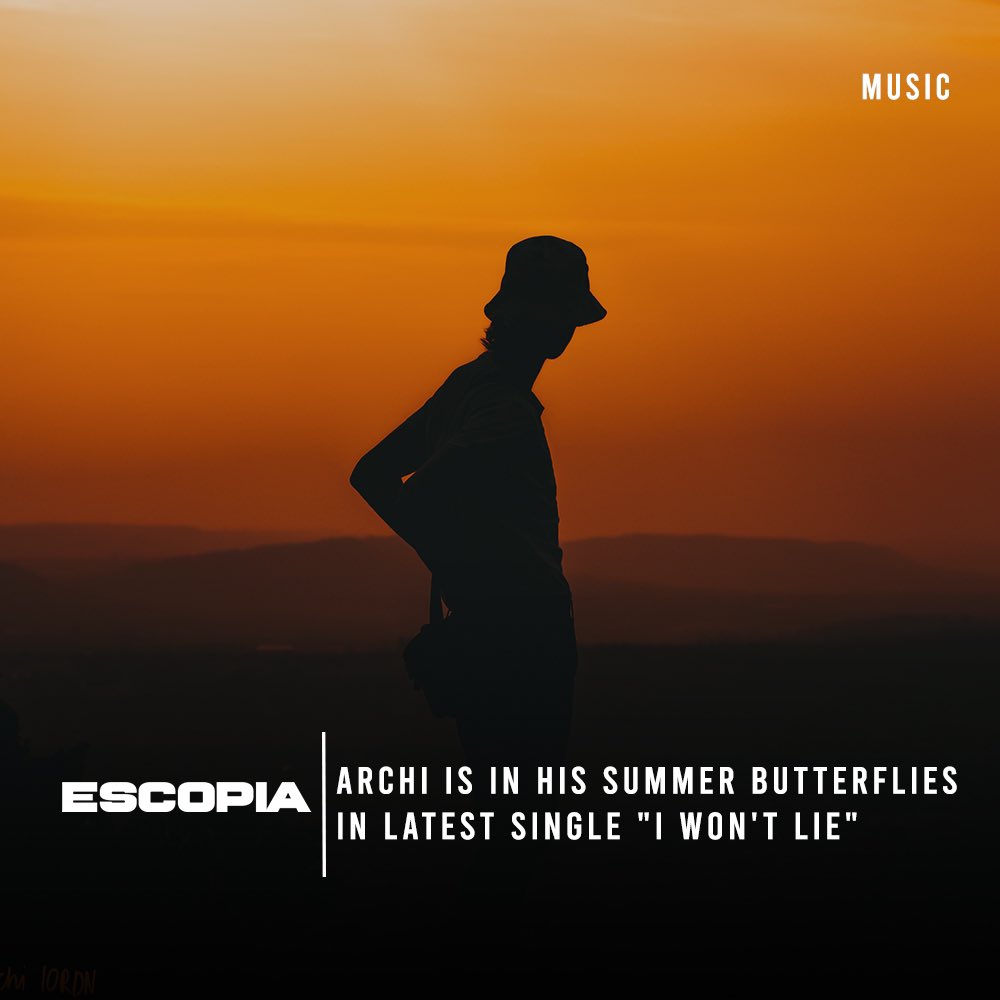 Love is in the air in <a href="/archiwrldwide/">Archi.dotcom</a>’s latest single “I Won’t Lie” with <a href="/iordnmadethat/">“yo who’s iordn?”</a>.

Read full article here📲: escopia.co.za/archi-is-in-hi…

#archi #iwontlie