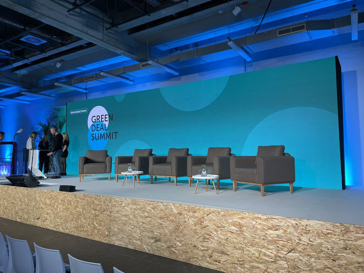 🟢 Za chvíli začíná největší konference o Zelené dohodě, udržitelnosti, energetice a dobrých příkladech v Česku! #GDS2023