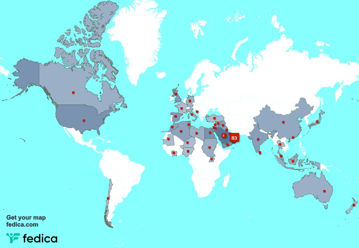 I have 1 new followers from Oman, and more last week. See fedica.com/!Abadisur