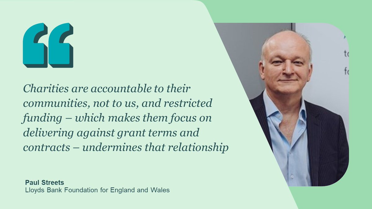 🆕Case study! 'Unrestricted funding liberates' 

<a href="/LBFEW/">Lloyds Bank Foundation</a> share their thinking on #unrestrictedfunding, the impact of this on grantees including perspectives from <a href="/AfricanRainbow1/">African Rainbow Family</a> &amp; <a href="/NEYDandL/">North East Young Dads & Lads (NEYDL)</a> plus their advice for other funders
⬇️⬇️⬇️
ivar.org.uk/publication/un…