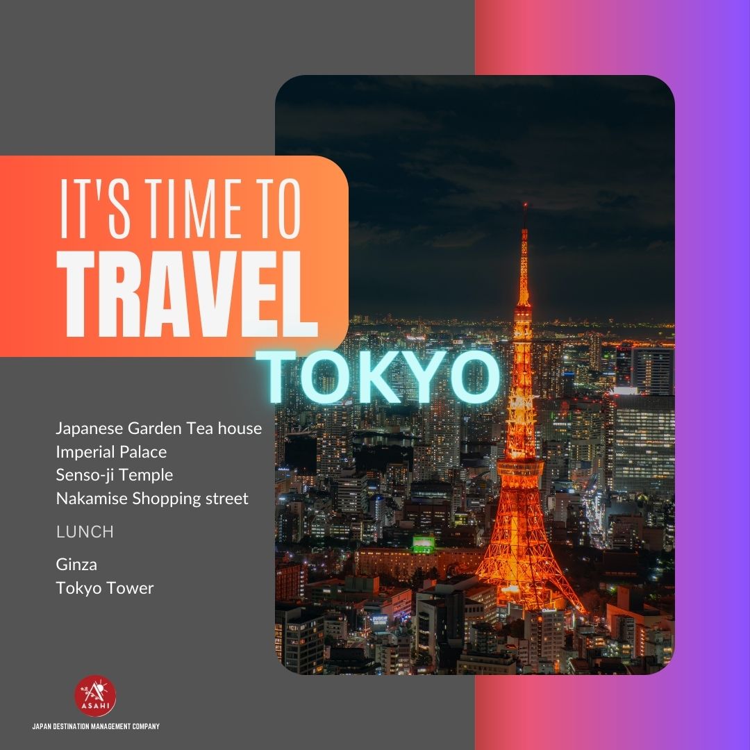 AsahiTravel's tweet photo. 🏙️ Tokyo Unveiled 🇯🇵🗼 Embark on an unforgettable journey through the vibrant streets of Tokyo. From ancient temples to futuristic wonders. Let us be your guide to an extraordinary Tokyo city tour! #TokyoCityTour #ExploreTokyo #DiscoverJapan https://t.co/IbxDFMg4p0