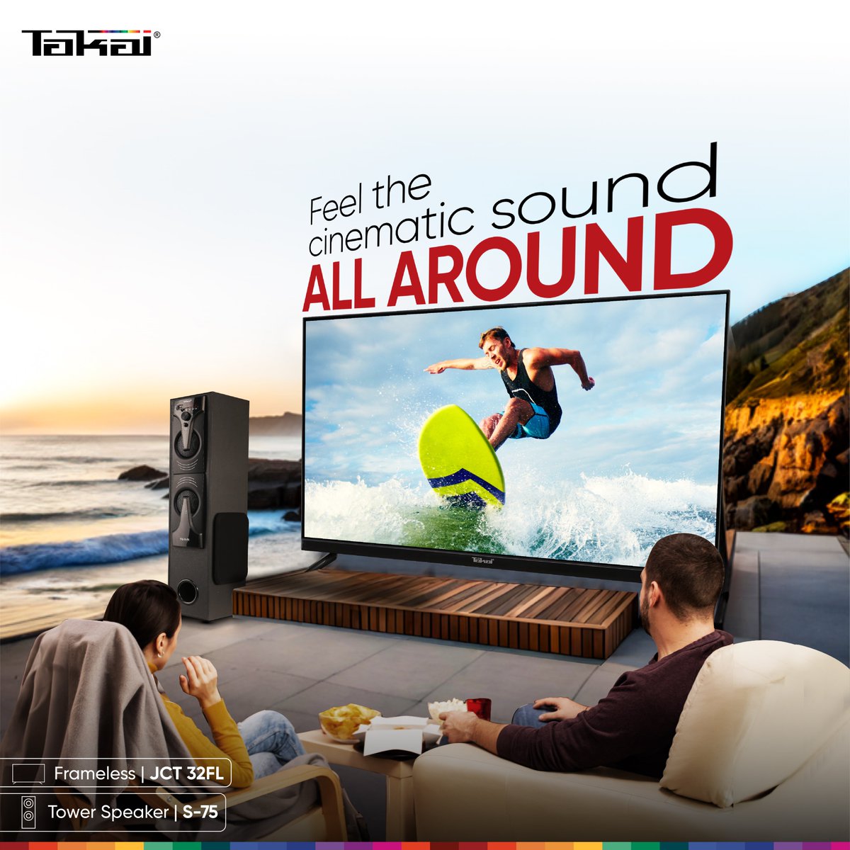 Takai_World's tweet photo. Seamless audio and impeccable picture quality… Takai Tower Speakers and TVs ensure a magnificent entertainment experience.
To check out the range, visit https://t.co/U8TMeFuUsP
#Takai #AsRealAsReal #Sound #Beats #Music #Bass #TowerSpeakers #TV #Coolita #TV #Vibe #Enjoy #Fun https://t.co/PHdd68cjol