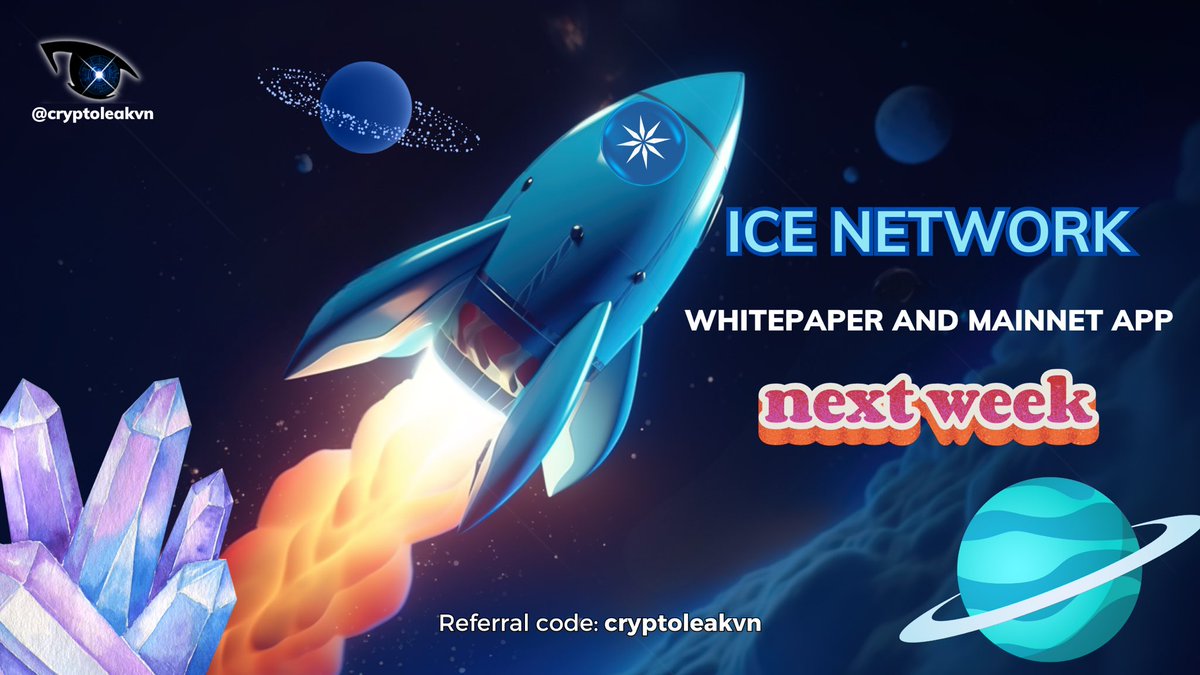 cryptoleakvn2's tweet photo. 🚀 The Ice Community: Thrilling Times Await!

🎉 Next week, the Ice Network will unveil its project whitepaper AND introduce the Mainnet app. 

Prepare for a revelation that will redefine the game. It's going to be nothing short of AMAZING! 🔥 #IceNetwork #MainnetRelease 
#IceNetwork #IceReveal #MainnetMagic #WhitepaperUnveiled #ice #iceNetwork #icenetwork @ice_blockchain  @ice_z3us #icecoin #ICE #PiNetwork #PiPayment #PiKYC #Pioneers #Picoins #Picommunity #Pimining #PiCoreTeam #pi #pinetwork #piopenmainnet #Pimainnet
