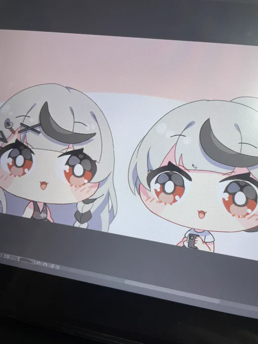 イラスト描くのが楽しすぎて、切り抜き漫画全然進まねぇ\(^o^)/ 