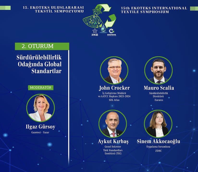 Uluslararası Ekoteks Sempozyumu’nda bugün “Sürdürülebilirlik Odağında Global Standartlar” ı konuşacağız.  Sempozyumda bu yıl, “Cumhuriyetin 100. yılında tekstil ve hazır giyim endüstrisinde yeni sürdürülebilirlik anlayışı” ele alınacak. #sorumluüretim #sorumlutüketim #ılgazgürsoy