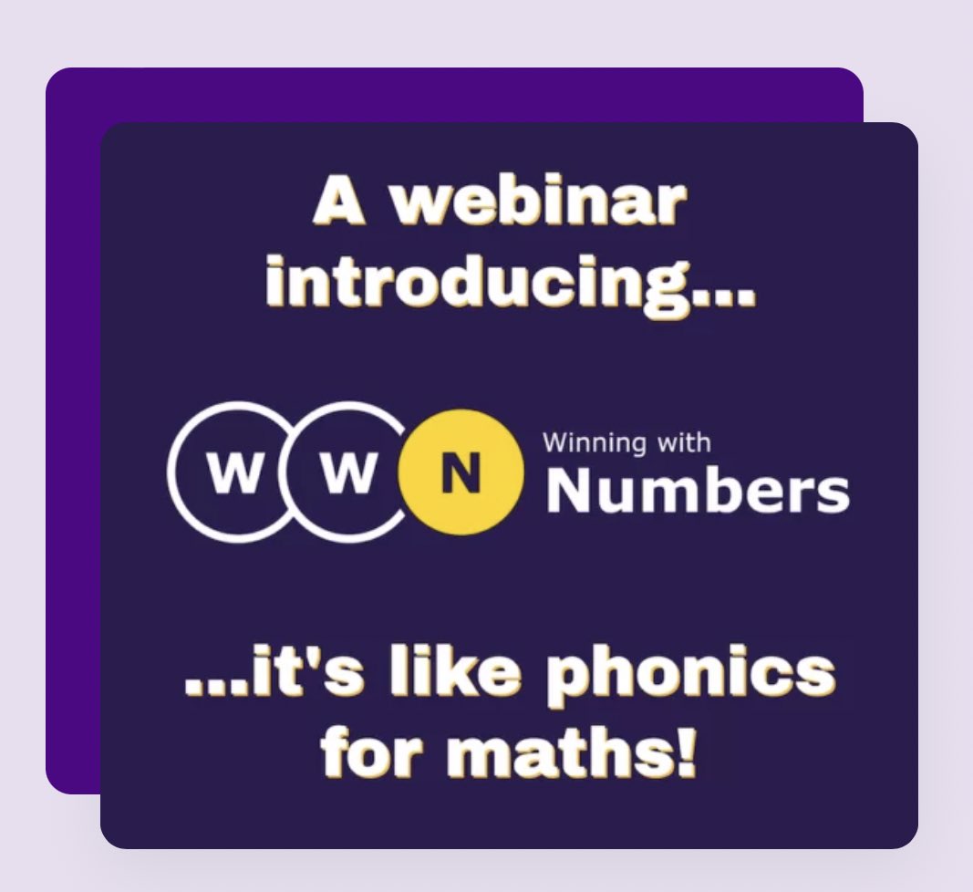 _WWNumbers's tweet photo. Winning With Numbers in a #number programme that improves fluency and confidence. 

Join our webinar to find out about the WWN #curriculum and learning platform and how we can help implement in your #school

Register here https://t.co/78Dw0MLKTQ https://t.co/rnMObqzCam