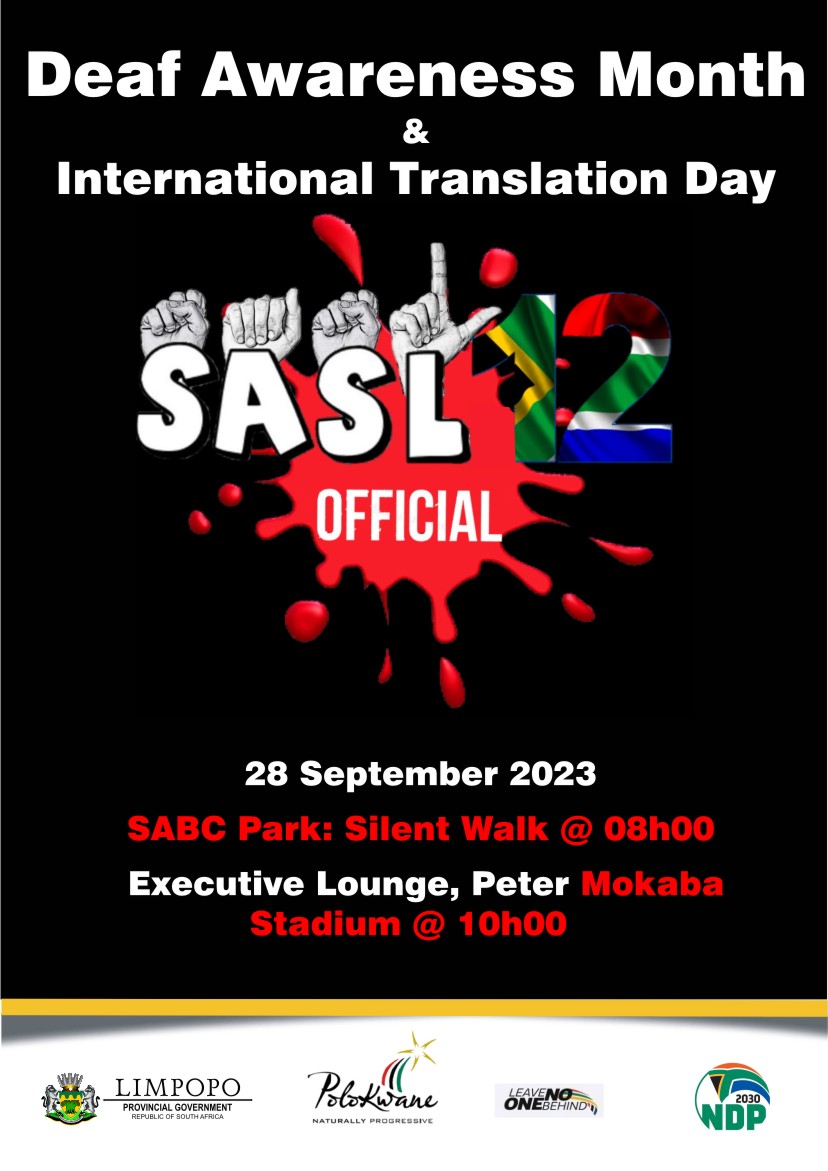 OtpLimpopo's tweet image. #DeafAwarenessMonth #InternationalTranslationDay