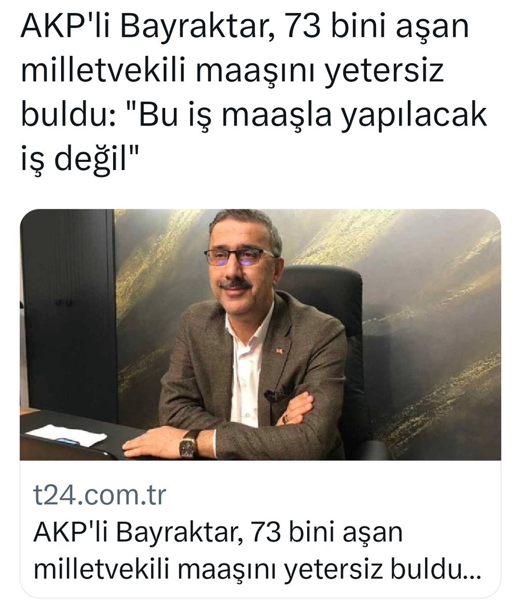 gonulborann's tweet photo. Syn Akparti mvekili Lütfi Bayraktar,
Geçim sıkıntınıza çok üzüldük.

Yazık birde fisko birlik başkanlığınız ve emekli vekil maaşınızla Çift dikişi aşmişsiniz. 

Vekil maaşıyla 3 dikiş yetmez 8-10 yerden maaş lazım size de.

8-10 maaşı bulamıyorsanız ,
Gelin intibak bekleyen, aboyla açlık sefalet ve yoklukla yaşama zorlanan ve sabır istenilen  EMEKLİLER ;
sefalet maaşları ile ay sonununu nasıl getirdiğini, kırk takla atışlarıyla ders versin.

@Akparti
@FOXhaber 
#parapul 
@karagozilker